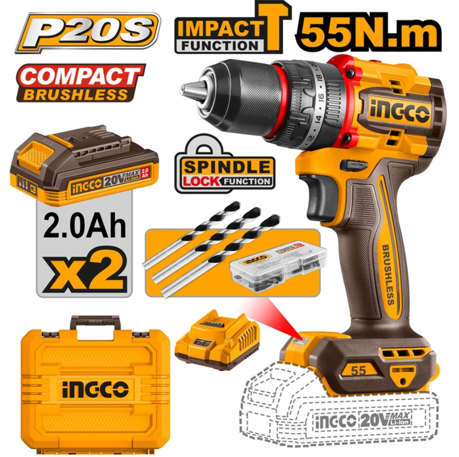 Ingco 20v battery 52
