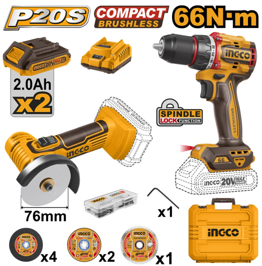 Ingco 20v battery 98